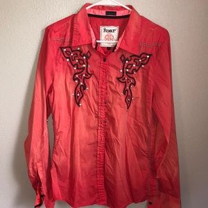 Western button down shirt